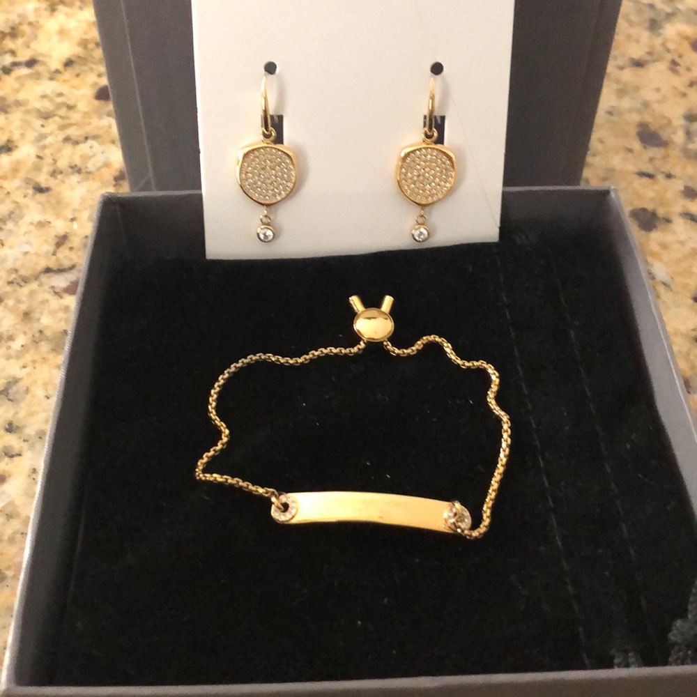 Earrings and bracelet Michael Kors